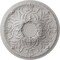 Ekena Millwork Tristan Ceiling Medallion (Fits Canopies up to 5 1/2"), Hand-Painted Ultra Pure White, 26"OD x 3"P CM26TNUWF - alternate 1